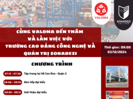 Thông báo về việc tham gia cùng đoàn VALOMA thăm và làm việc tại Trường Cao đẳng Công nghệ Sonadezi